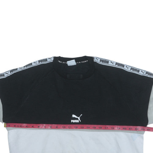 Mens UK Size M PUMA Black Pullover Sweatshirt