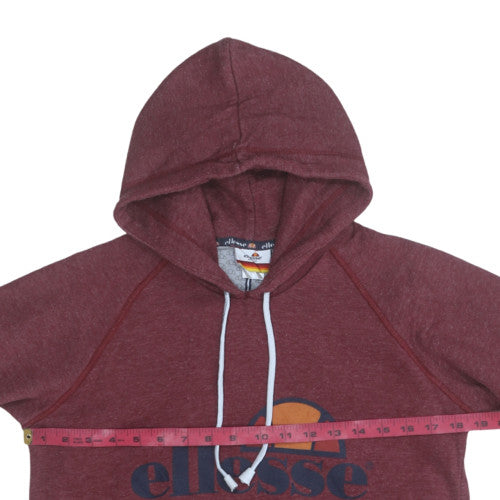 Mens UK Size XS ellesse Red Pullover Hoodie
