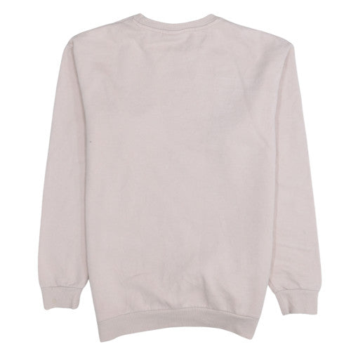 Womens UK Size S FILA Beige Pullover Sweatshirt