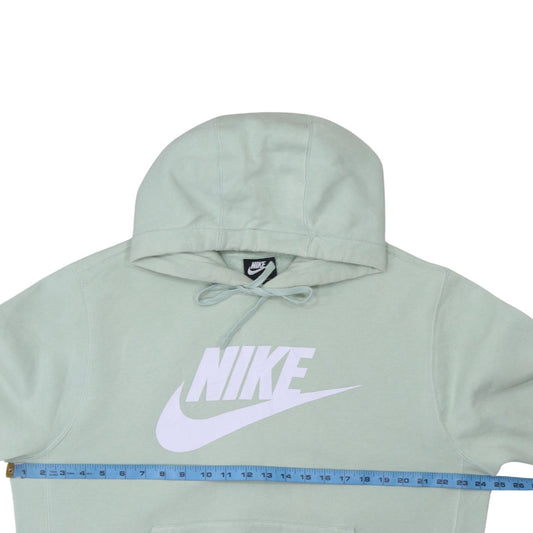 Womens UK Size M Nike Green Pullover Hoodie