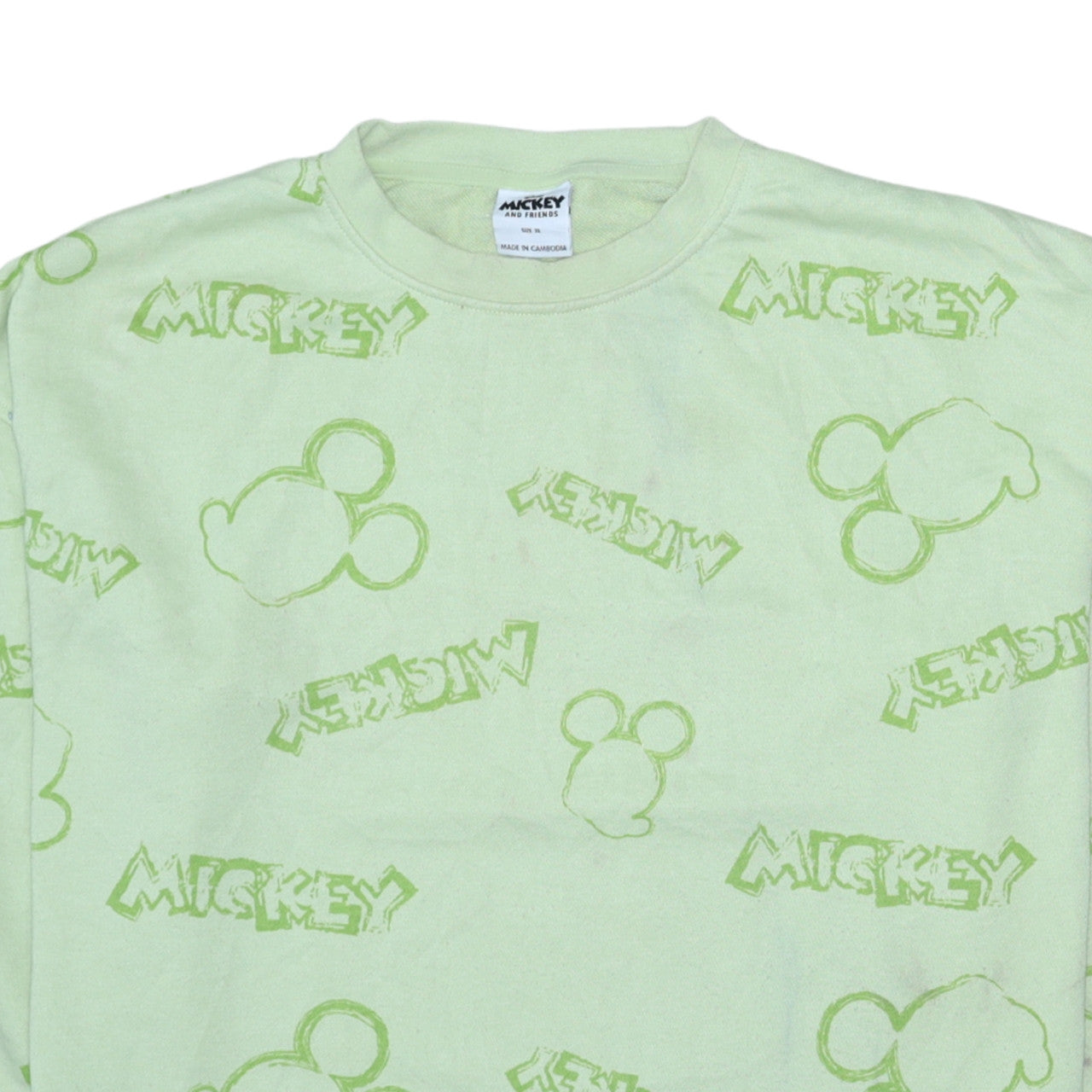 Womens UK Size XL Primark Green Pullover Sweatshirt