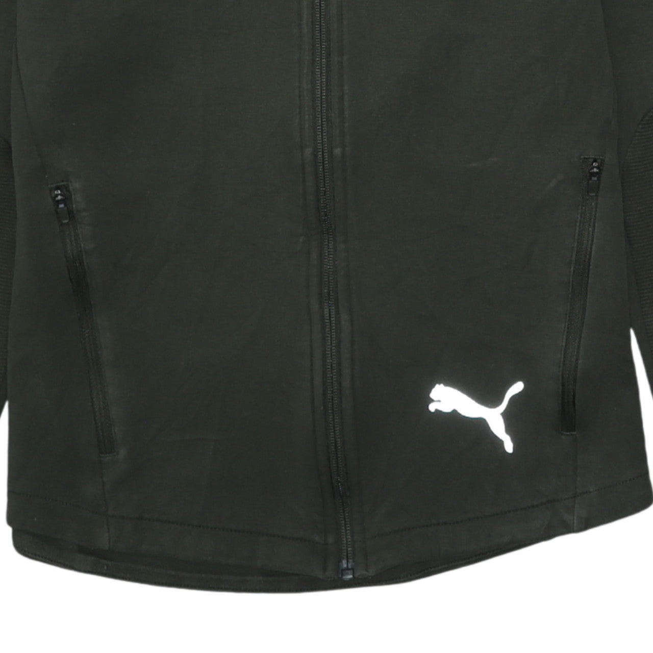 Mens UK Size S PUMA Green Full Zip Hoodie