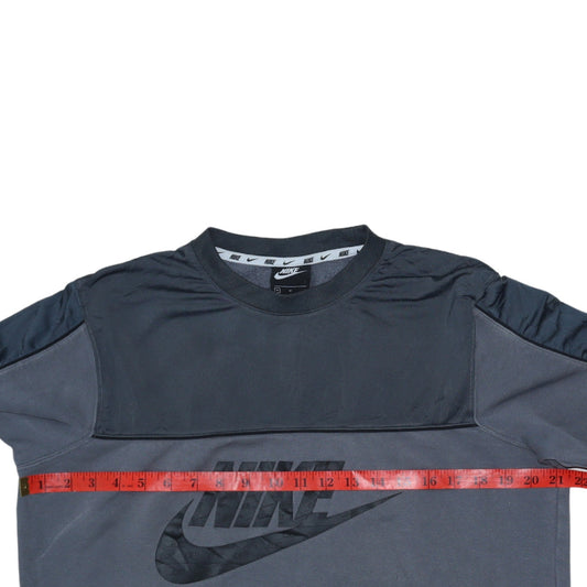 Mens UK Size M Nike Grey Pullover Sweatshirt