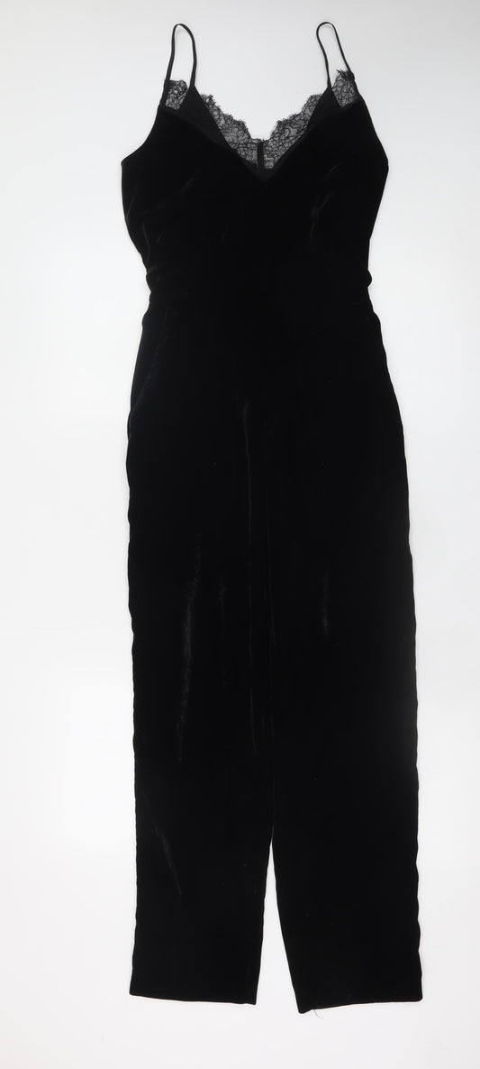 Womens UK Size 6 H&M One-Piece Black Jumpsuit