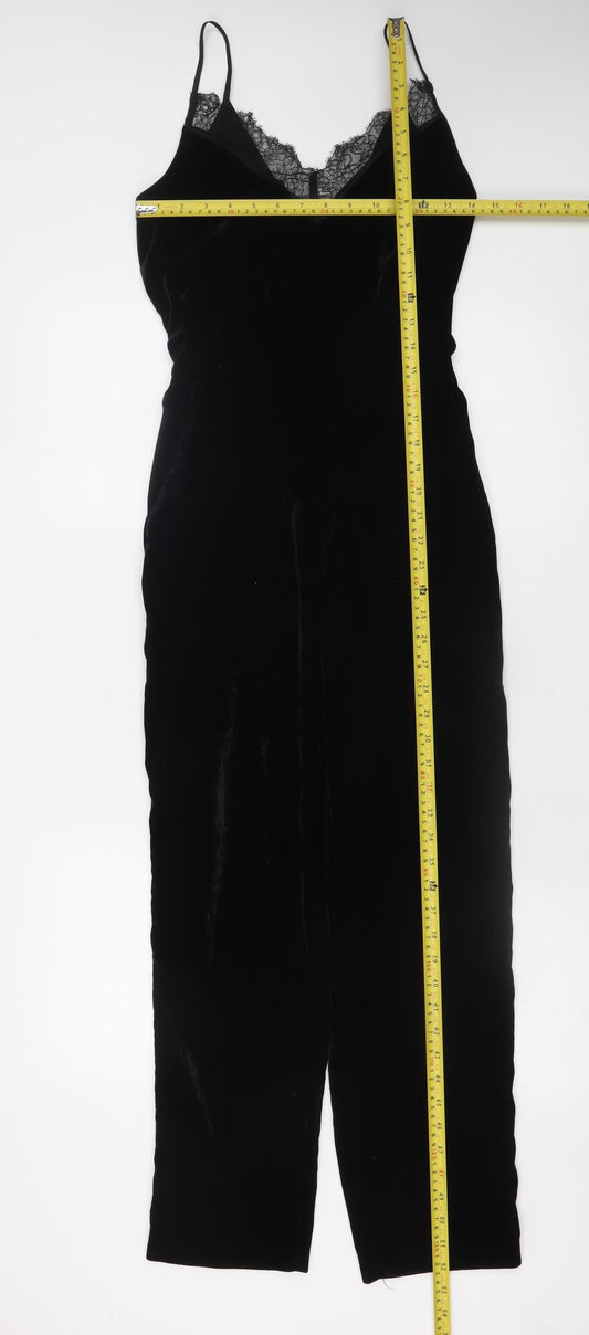 Womens UK Size 6 H&M One-Piece Black Jumpsuit