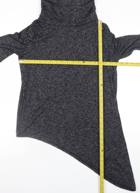Womens UK Size 12 New Look Grey Pullover Jumper