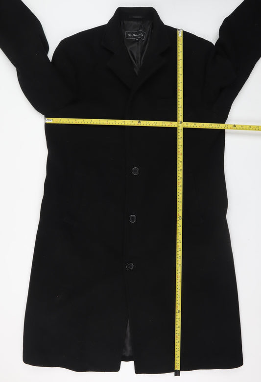 Womens UK Size 18 The Platinum Tailor Black Overcoat