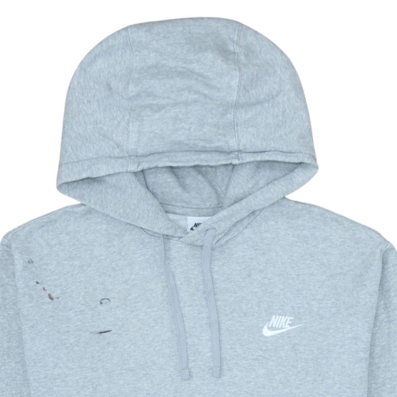 Mens UK Size S Nike Grey Pullover Hoodie