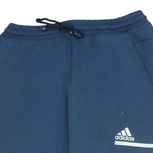 Mens UK Size L adidas Regular Fit Jogger Blue Trousers