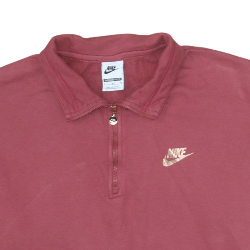 Womens UK Size M Nike Red Pullover Sweatshirt