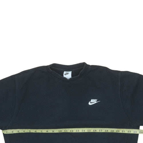 Womens UK Size M Nike Black Pullover Sweatshirt