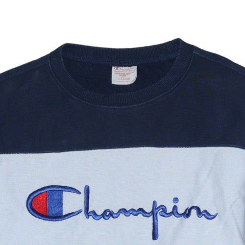 Mens UK Size L Champion Grey Pullover Sweatshirt