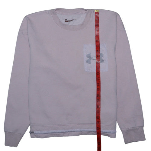 Womens UK Size L Under armour Beige Pullover Sweatshirt