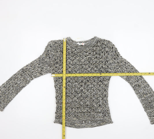 Womens UK Size XS Marks and Spencer Grey Pullover Jumper