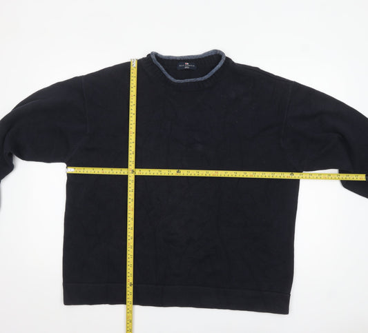Mens UK Size XL Marks and Spencer Blue Pullover Jumper