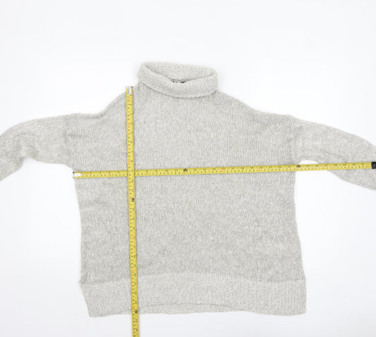 Womens UK Size M New Look Grey Pullover Jumper