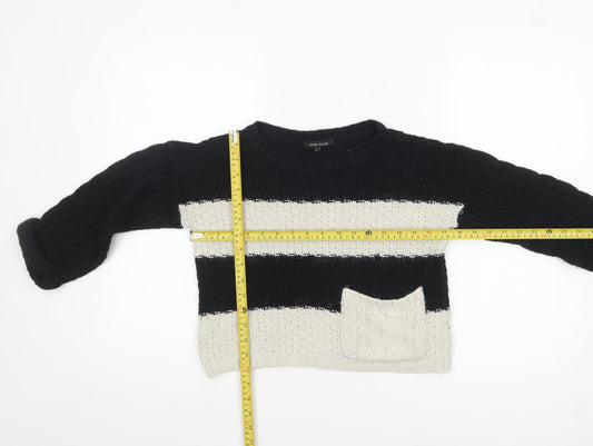Womens UK Size 6 River Island Black Pullover Jumper