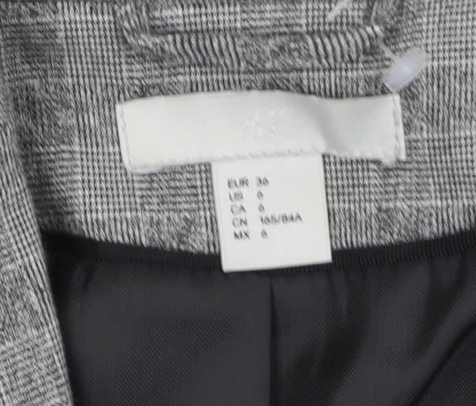 Womens UK Size 8 H&M Regular Grey Blazer