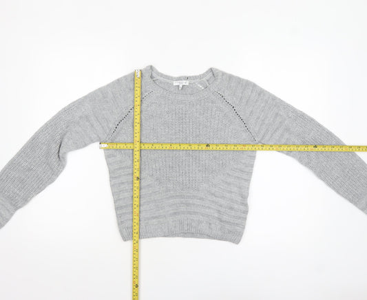 Womens UK Size 10 NEXT Grey Pullover Jumper