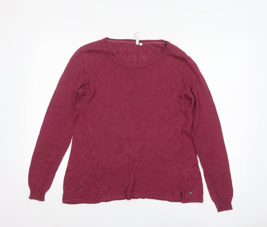 Womens UK Size 10 White Stuff Purple Pullover Jumper
