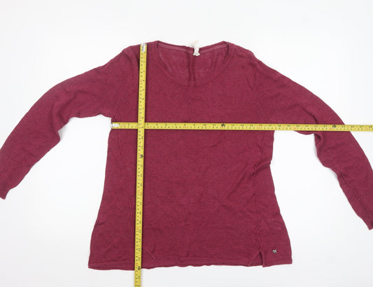 Womens UK Size 10 White Stuff Purple Pullover Jumper