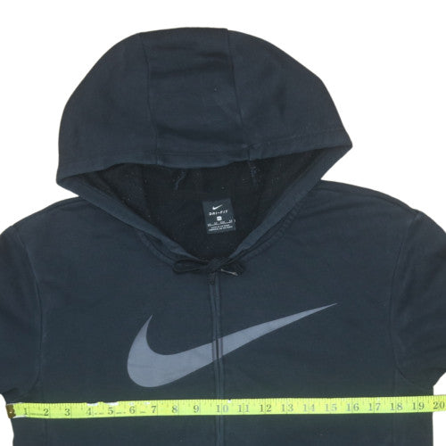 Womens UK Size XS Nike Black Full Zip Hoodie