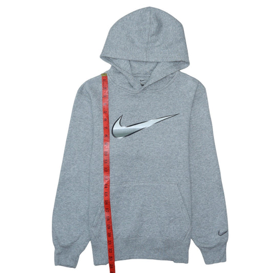 Boys UK Size 12-13 Years Nike Grey Pullover Hoodie