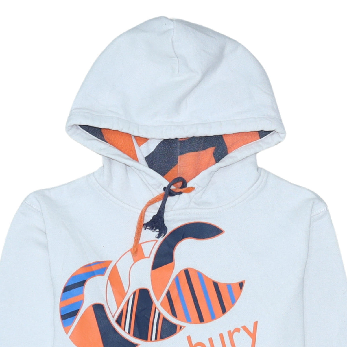 Additional view of Canterbury boys’ white hooded pullover sweatshirt, size 14, years uglies logo