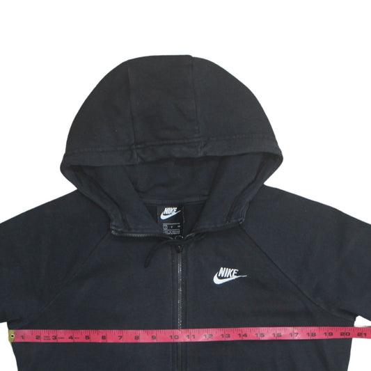 Mens UK Size S Nike Black Full Zip Hoodie