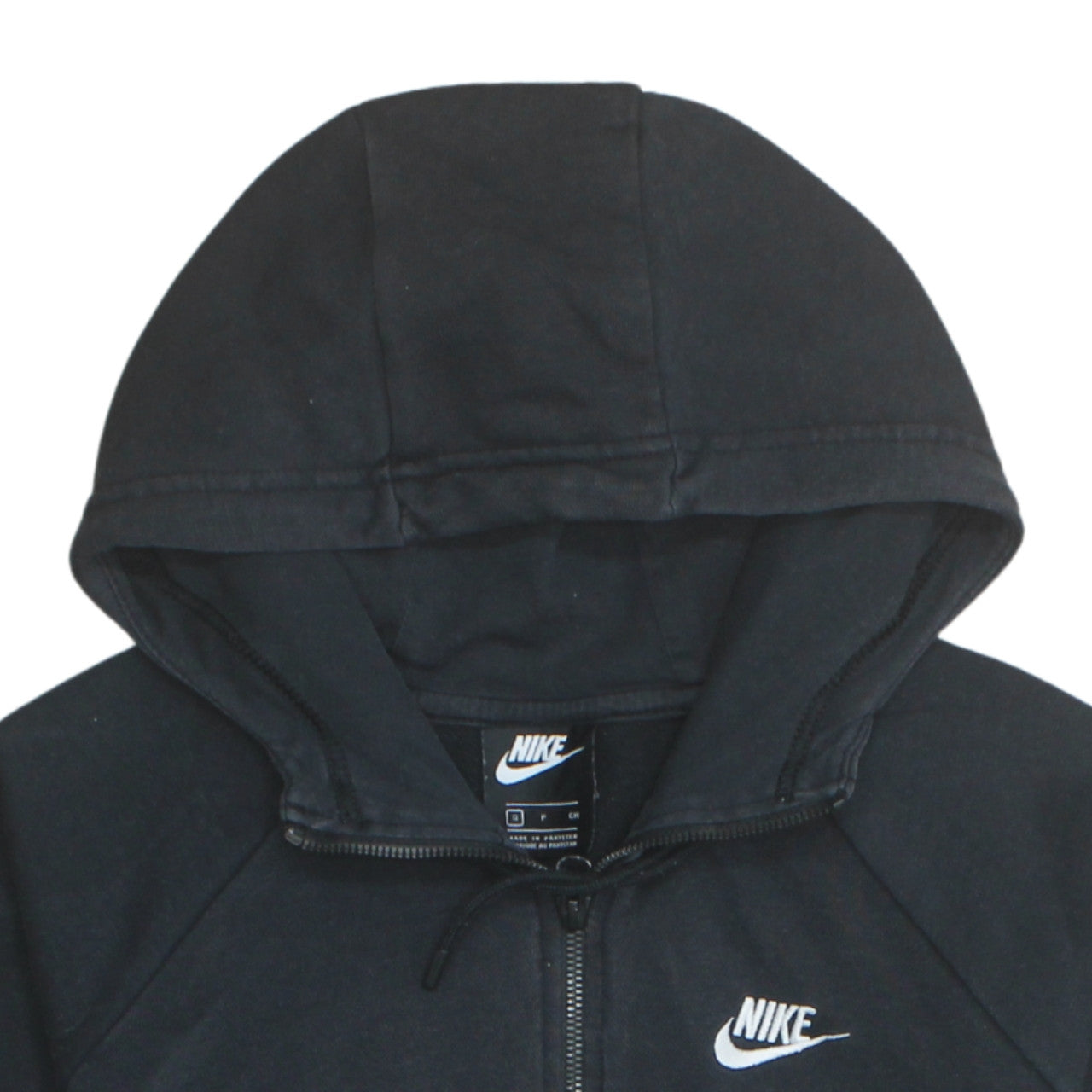 Mens UK Size S Nike Black Full Zip Hoodie