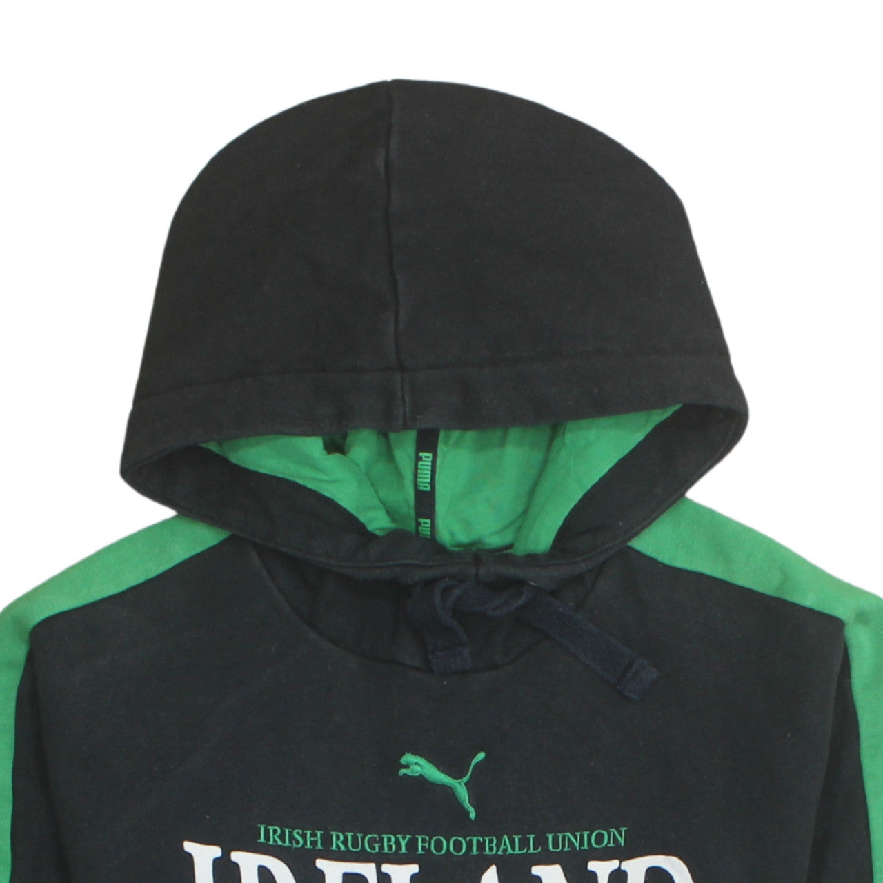 Mens UK Size S PUMA Black Pullover Hoodie
