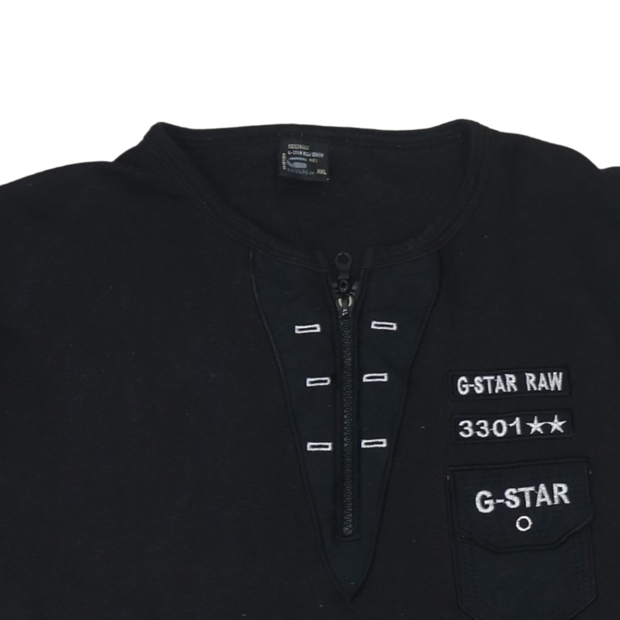 Mens UK Size 2XL G-Star RAW Black T-Shirt