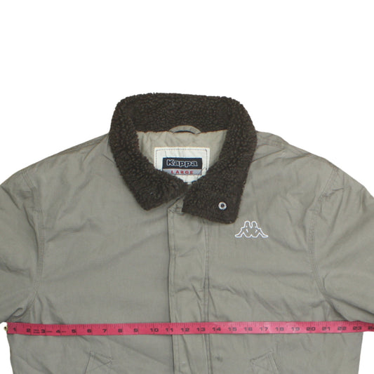 Mens UK Size L Kappa Beige Bomber Jacket