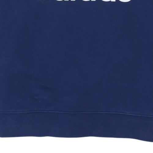 Womens UK Size 14 adidas Blue Pullover Sweatshirt