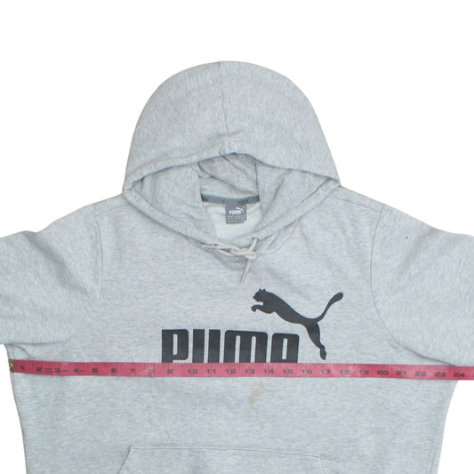 Womens UK Size XL PUMA Grey Pullover Hoodie