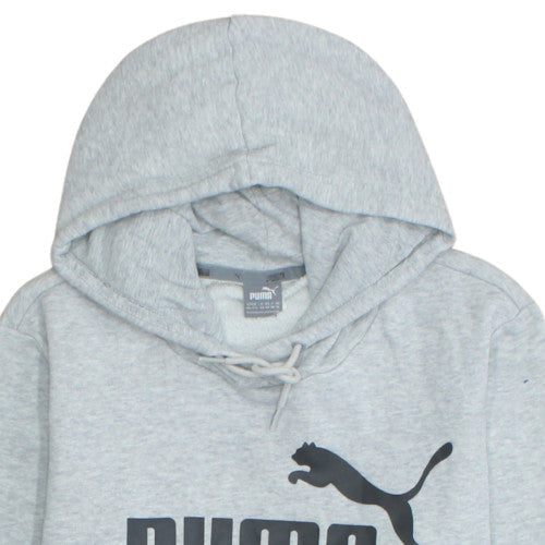 Womens UK Size XL PUMA Grey Pullover Hoodie