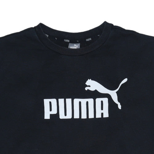 Womens UK Size XS PUMA Black Pullover Sweatshirt