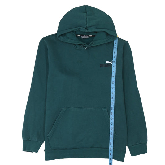 Womens UK Size L PUMA Green Pullover Hoodie