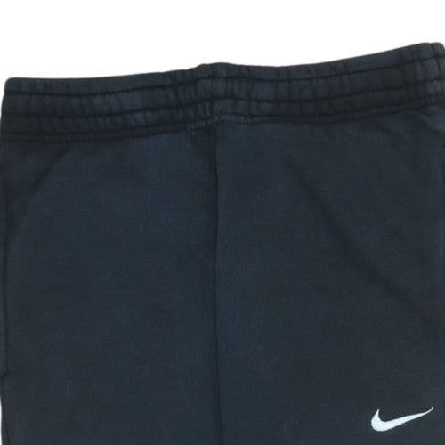 Mens UK Size S Nike Regular Fit Jogger Black Trousers