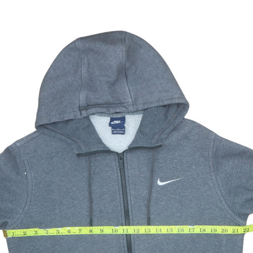 Mens UK Size M Nike Grey Full Zip Hoodie