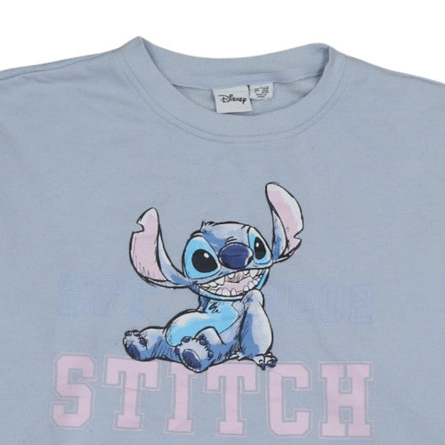 Womens UK Size L Disney Blue Pullover Sweatshirt