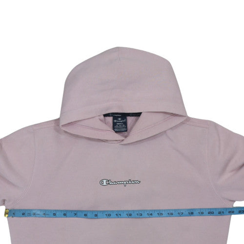Womens UK Size S Champion Pink Pullover Hoodie