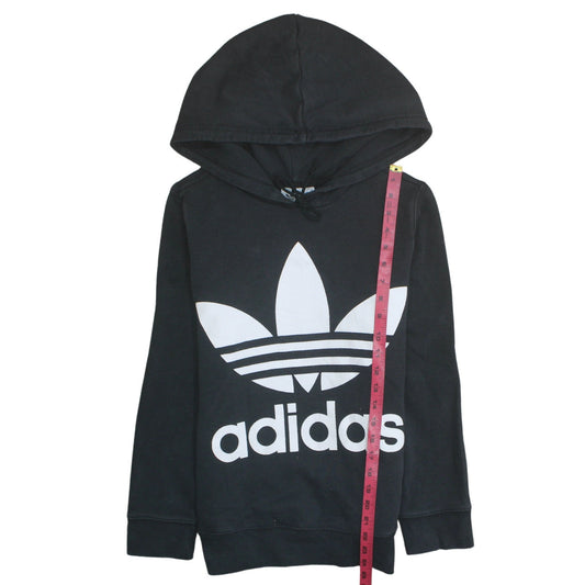 Womens UK Size S adidas Black Pullover Hoodie