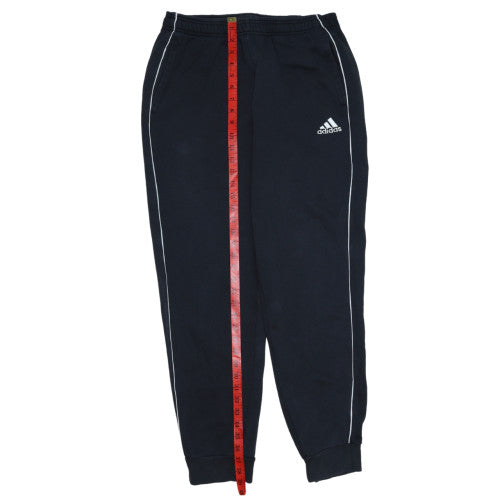 Mens UK Size L adidas Regular Fit Jogger Black Trousers
