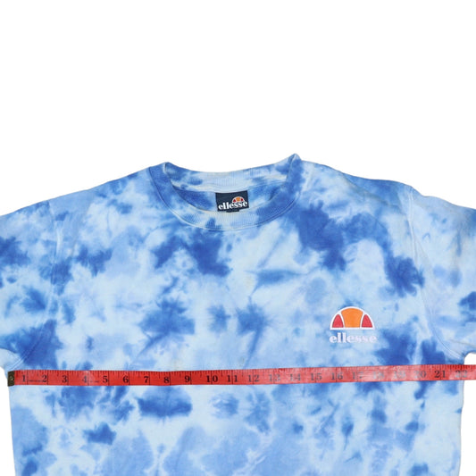 Mens UK Size S ellesse Blue Pullover Sweatshirt