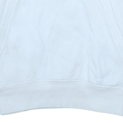 Mens UK Size M Nike White Pullover Hoodie