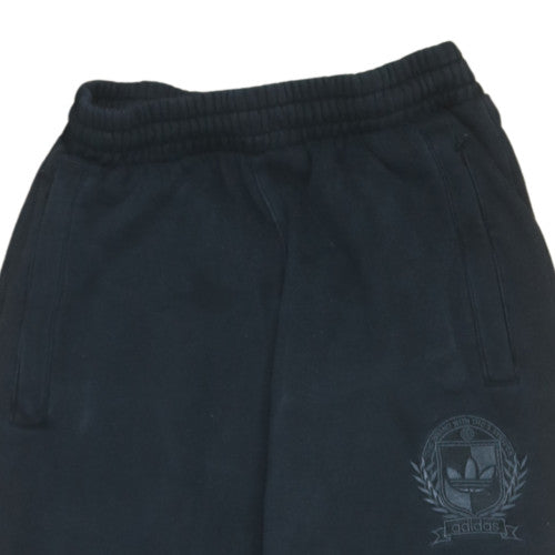 Mens UK Size S adidas Regular Fit Jogger Black Trousers