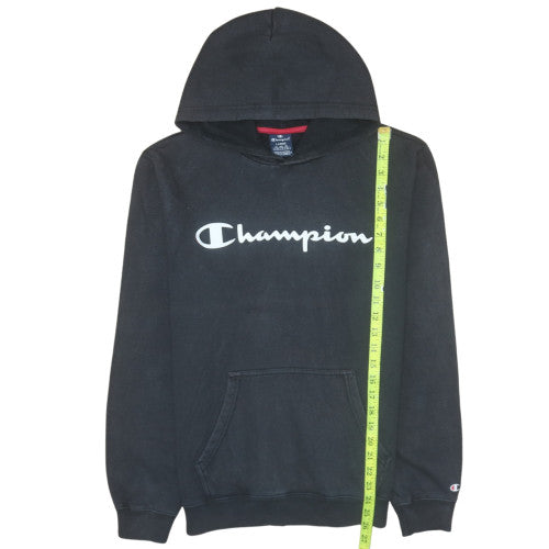 Womens UK Size L Champion Black Pullover Hoodie