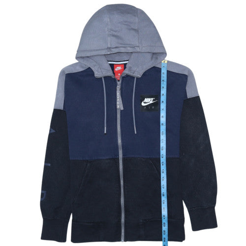 Mens UK Size XS Nike Blue Full Zip Hoodie