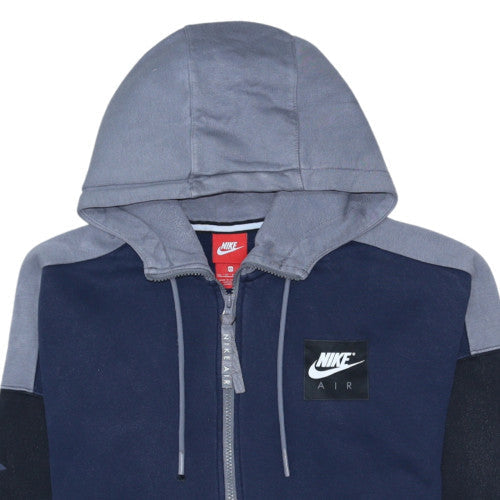 Mens UK Size XS Nike Blue Full Zip Hoodie